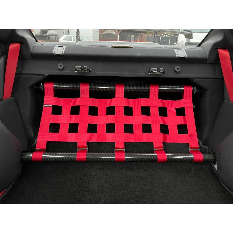 Clubsport Set Komplettset V2 - Doppelstrebe mit Netz und Teppich für Mercedes Benz C63 AMG W204